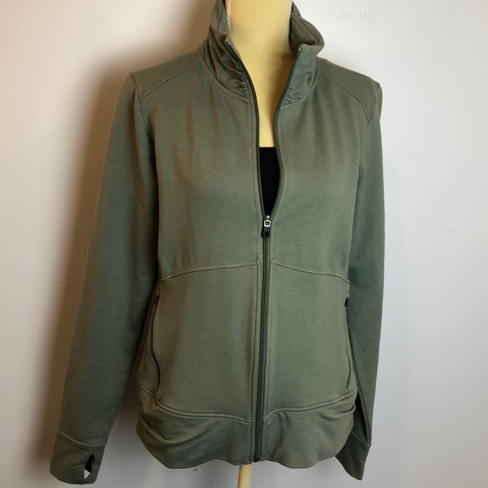 Patagonia Olive Full Zip Jacket Lg